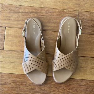 COLE HAAN Fernanda Grand Leather Slide Sandal